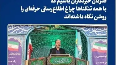 مدیر روابط عمومی فولاد خراسان در سخنرانی پیش از خطبه های نماز جمعه:
