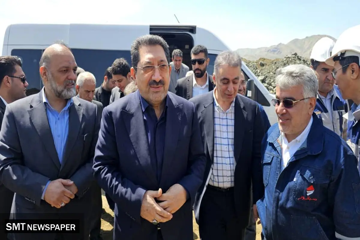وزیر صمت از پروژههای کلیدی فولاد، گندلهسازی و کنسانتره گروه ومعادن بازدید کرد؛