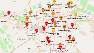 شاخص آلودگی هوای تهران امروز ۱۸ دی ۱۴۰۳