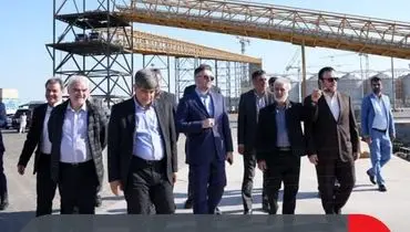 بازدید مدیرعامل گروه فولاد مبارکه از بندر شهید بهشتی چابهار