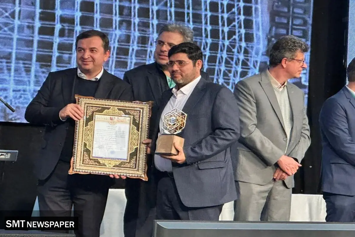 شرکت خدمات فنی و مهندسی کانی مس برنده طرح برتر سازه‌های فولادی در سال 1403
