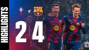 خلاصه بازی سلتاویگو 2 - بارسلونا 4