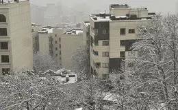 برف و کولاک در راه تهران