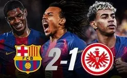 خلاصه بازی بارسلونا 2 - آینتراخت فرانکفورت 1