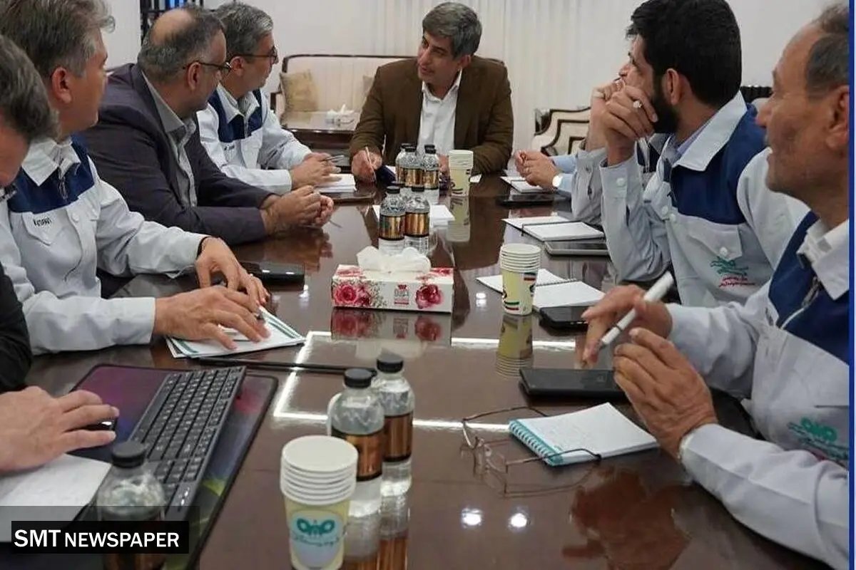 بازدید مدیرعامل گروه فولاد مبارکه از شرکت فولاد سنگان؛ بررسی عملکرد فولادسنگان با حضور سعید زرندی