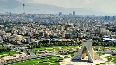 شاخص کیفیت ۹۷ و هوای تهران در وضعیت زرد