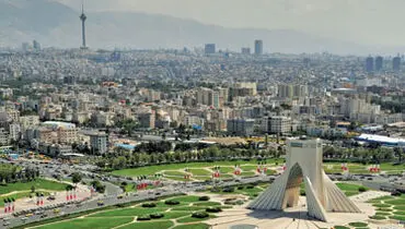 شاخص کیفیت ۹۷ و هوای تهران در وضعیت زرد