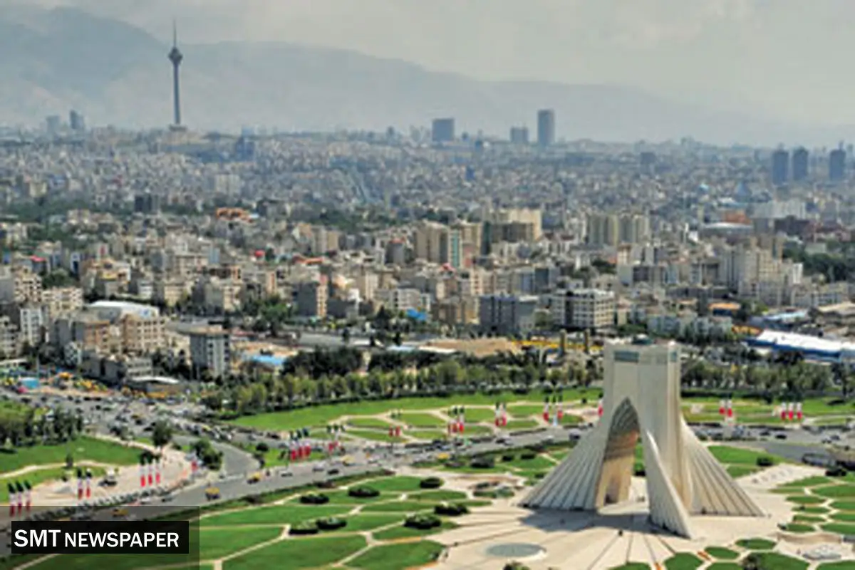 شاخص کیفیت ۹۷ و هوای تهران در وضعیت زرد