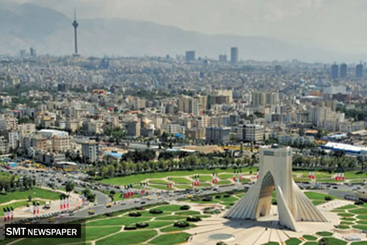 شاخص کیفیت ۹۷ و هوای تهران در وضعیت زرد