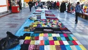 فعالیت ۳۵ هزار دستفروش در پایتخت