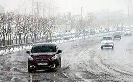بارش برف و باران در ۱۰ استان