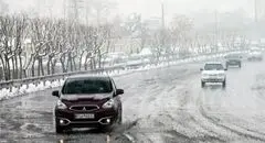 بارش برف و باران در ۱۰ استان