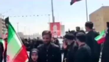 حضور فرزند رهبرانقلاب در تشییع شهدای اقتدار +فیلم