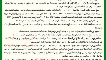 آگهی فراخوان مناقصه عمومی خرید،‌ نصب و راه اندازی تجهیزات Passive و Active‌شهرداری شیراز