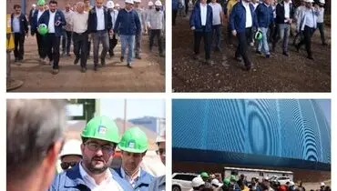 در‌ پیشرفت چشمگیر پروژه فولادشرق خراسان