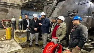 بازدید مدیر مجتمع مس سرچشمه رفسنجان از اورهال سنگ‌شکن معدن