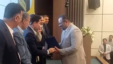 تقدیر از شرکت گچ جنوب فارس-الاهلی در حضور معاون رئیس‌جمهور