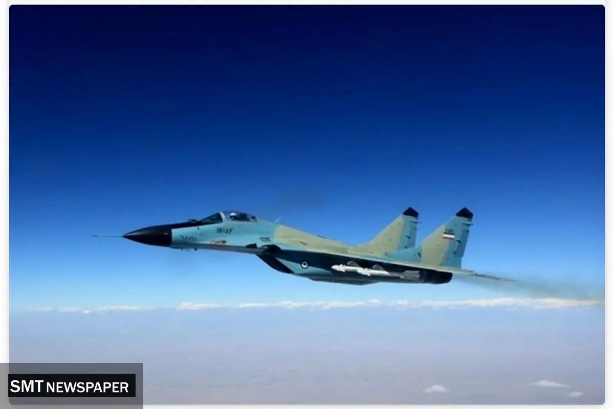 گشت‌زنی جنگنده‌های ارتش در آسمان تهران