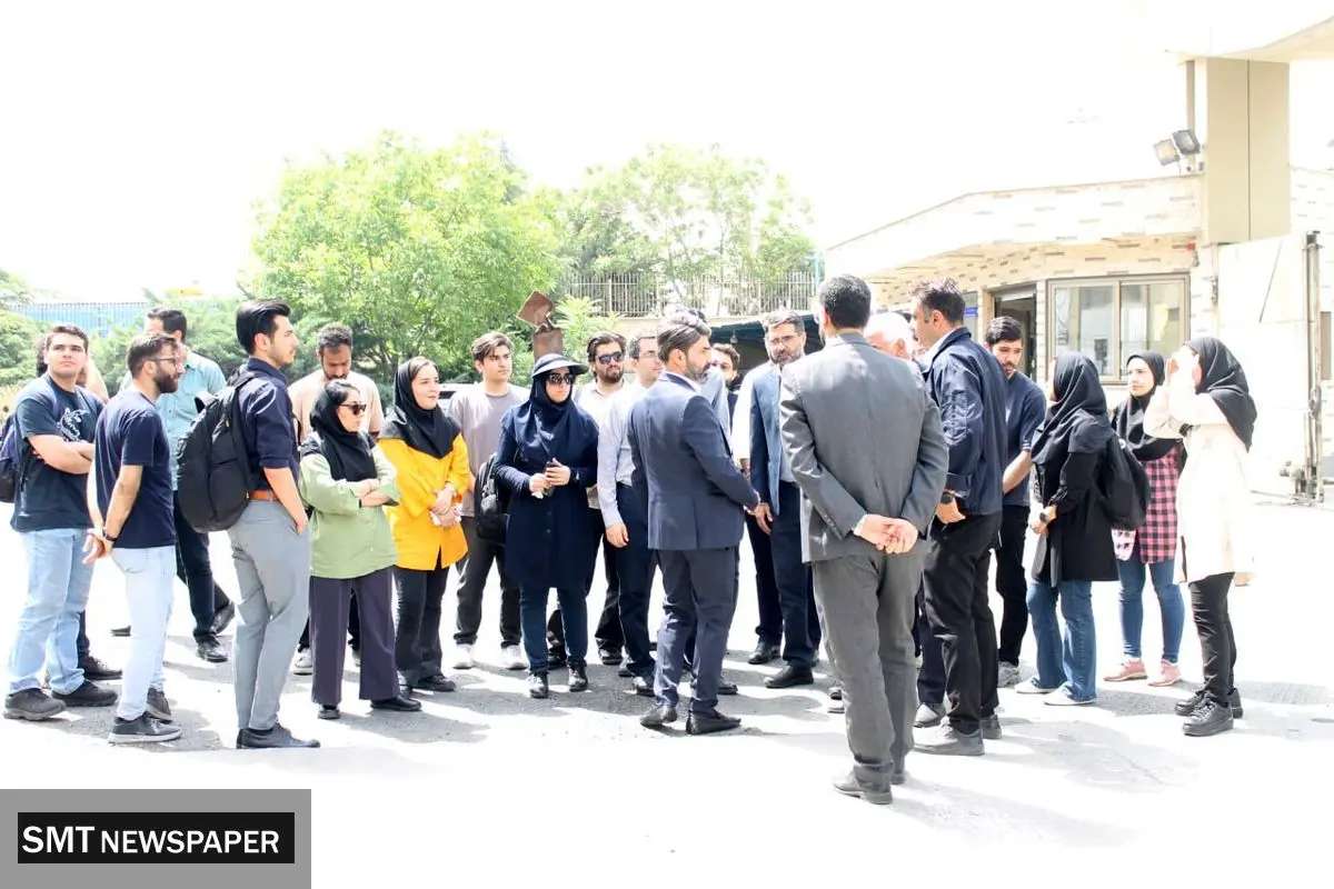 بازدید دانشجویان دانشگاه امیرکبیر از گروه پژوهش صنعت مدرن