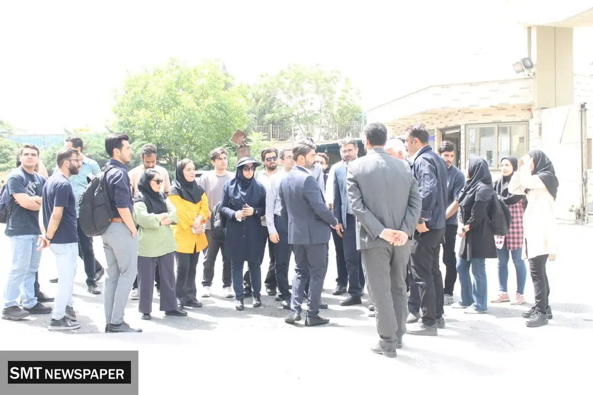 بازدید دانشجویان دانشگاه امیرکبیر از گروه پژوهش صنعت مدرن