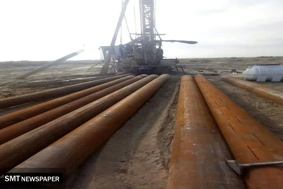 تامین آب و پایدار سازی شبکه آبرسانی از طریق چاه در شهرک صنعتی ایرانشهر