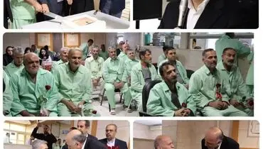 دیدار مدیرعامل بیمه دی با جانبازان بیمارستان صدر همزمان با بزرگداشت روز جانباز