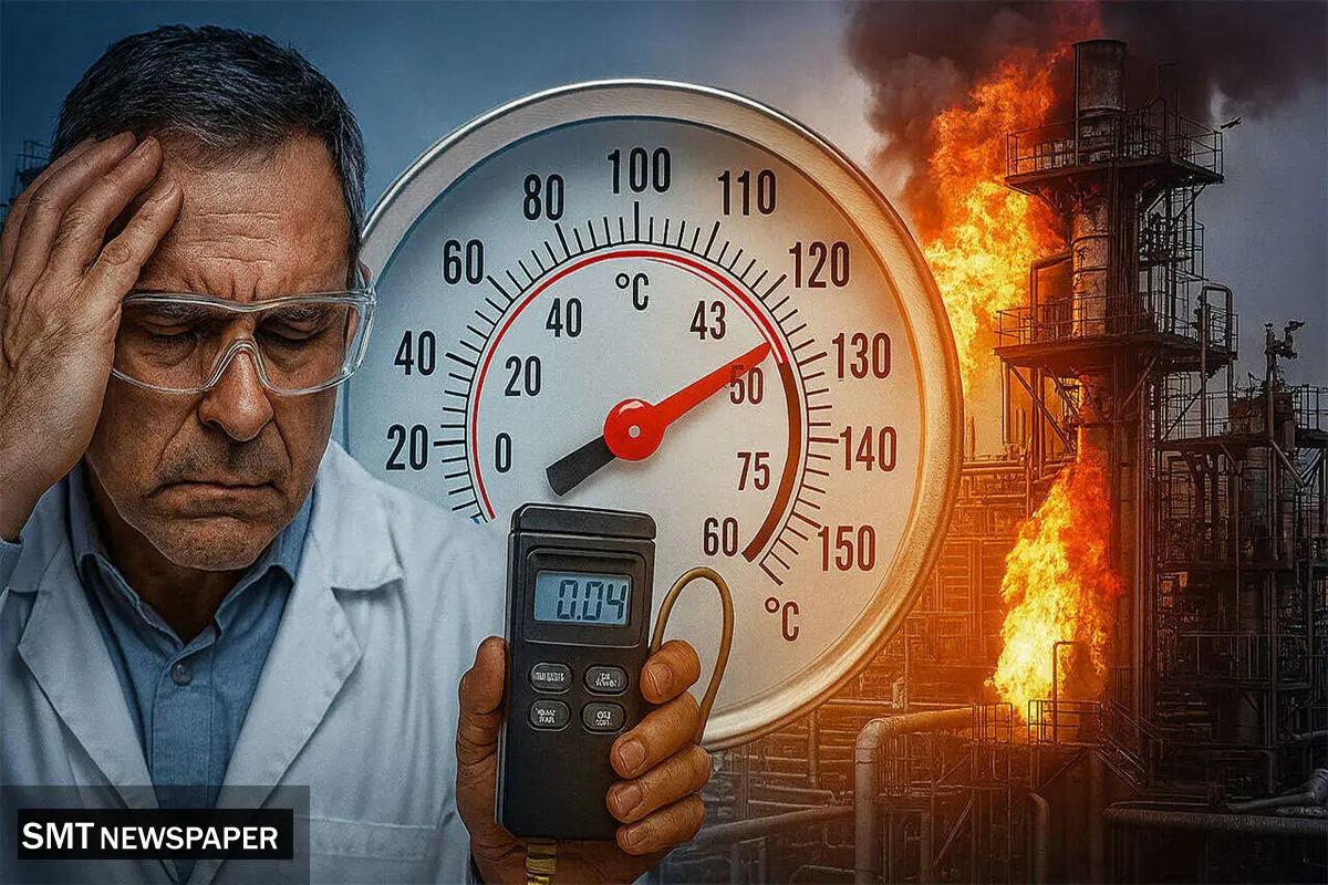 یک اشتباه کوچک در اندازهگیری دما، میلیونها تومان خسارت به صنایع وارد کرد!