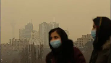 شاخص آلودگی تهران در محدوده نارنجی 